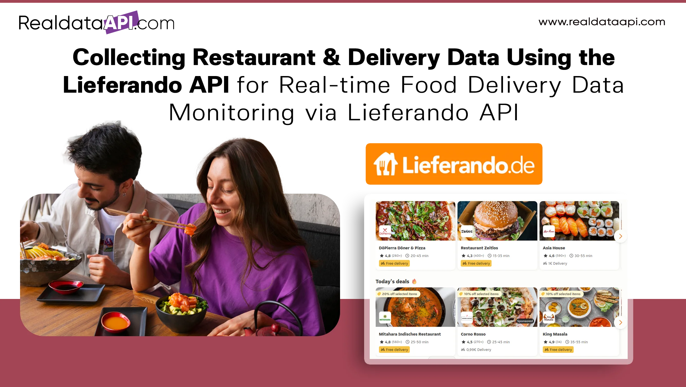 Collecting Restaurant & Delivery Data Using the Lieferando API for Real-time Food Delivery Data Monitoring via Lieferando API